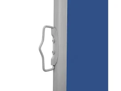Toldo lateral retrátil/tela de privacidade para pátio jardim terraço varanda 120 x 1000 cm azul 02_0007132