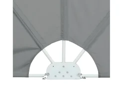 Toldo lateral retrátil/tela de privacidade para pátio jardim terraço varanda 400 x 200 cm cinza 02_0007075