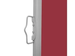 Toldo lateral retrátil/tela de privacidade para pátio jardim terraço varanda vermelho 140 x 1000 cm 02_0007457