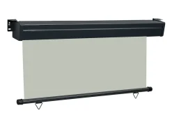 Toldo lateral retrátil/tela de privacidade para pátio jardim terraço varanda 170 x 250 cm cinza 02_0007026