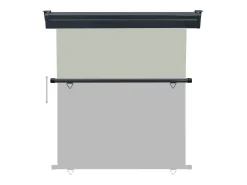 Toldo lateral retrátil/tela de privacidade para pátio jardim terraço varanda 170 x 250 cm cinza 02_0007026