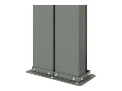 Toldo lateral retrátil/tela de privacidade para pátio jardim terraço varanda 180 x 600 cm azul 02_0007145