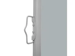 Toldo lateral retrátil/tela de privacidade para pátio jardim terraço varanda 160 x 600 cm cinza 02_0007100
