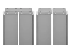Toldo lateral retrátil/tela de privacidade para pátio jardim terraço varanda 160 x 600 cm cinza 02_0007100