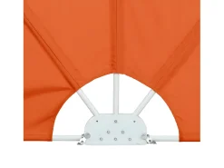 Toldo lateral retrátil/tela de privacidade para pátio jardim terraço varanda 240 x 160 cm laranja 02_0007078