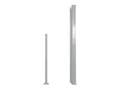Toldo lateral retrátil/tela de privacidade para pátio jardim terraço varanda 140 x 300 cm cinza 02_0007089