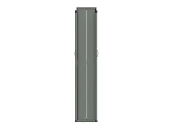 Toldo lateral retrátil/tela de privacidade para pátio jardim terraço varanda 200 x 600 cm marrom 02_0007421