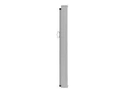 Toldo lateral retrátil/tela de privacidade para pátio jardim terraço varanda 100 x 300 cm marrom 02_0007184