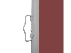 Toldo lateral retrátil/tela de privacidade para pátio jardim terraço varanda 100 x 300 cm marrom 02_0007184