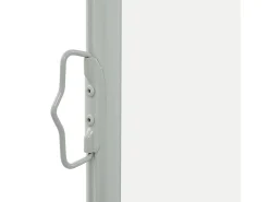 Toldo lateral retrátil/tela de privacidade para pátio jardim terraço varanda 80 x 300 cm creme 02_0007395