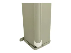 Toldo lateral retrátil/tela de privacidade para pátio jardim terraço varanda 117 x 600 cm marrom 02_0007216