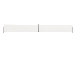 Toldo lateral retrátil/tela de privacidade para pátio jardim terraço varanda 140 x 1200 cm creme 02_0007234