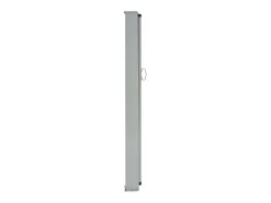 Toldo lateral retrátil/tela de privacidade para pátio jardim terraço varanda 100 x 300 cm marrom 02_0007185