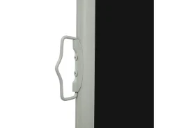 Toldo lateral retrátil/tela de privacidade para pátio jardim terraço varanda 170 x 300 cm preto 02_0007317