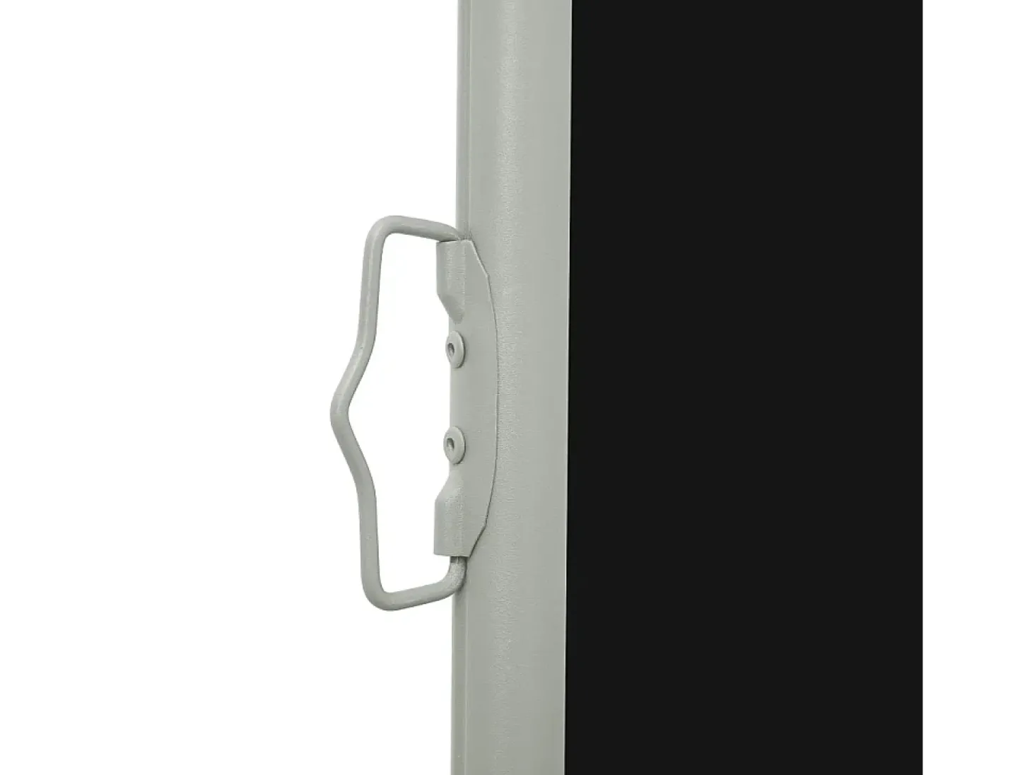 Toldo lateral retrátil/tela de privacidade para pátio jardim terraço varanda 170 x 300 cm preto 02_0007317