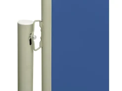 Toldo lateral retrátil/tela de privacidade para pátio jardim terraço varanda 200 x 600 cm azul 02_0007363