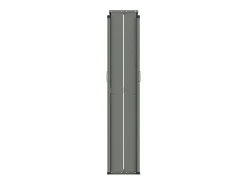 Toldo lateral retrátil/tela de privacidade para pátio jardim terraço varanda 200 x 600 cm preto 02_0007446