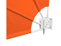Toldo lateral retrátil/tela de privacidade para pátio jardim terraço varanda 210 x 210 cm laranja 02_0007063