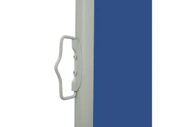 Toldo lateral retrátil/tela de privacidade para pátio jardim terraço varanda 140 x 500 cm azul 02_0007251