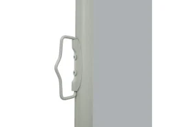 Toldo lateral retrátil/tela de privacidade para pátio jardim terraço varanda 140 x 500 cm cinza 02_0007255