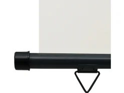 Toldo lateral retrátil/tela de privacidade para pátio jardim terraço varanda 140 x 250 cm creme 02_0007010