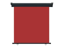 Toldo lateral retrátil/tela de privacidade para pátio jardim terraço varanda 170 x 250 cm vermelho 02_0007031
