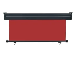 Toldo lateral retrátil/tela de privacidade para pátio jardim terraço varanda 170 x 250 cm vermelho 02_0007031