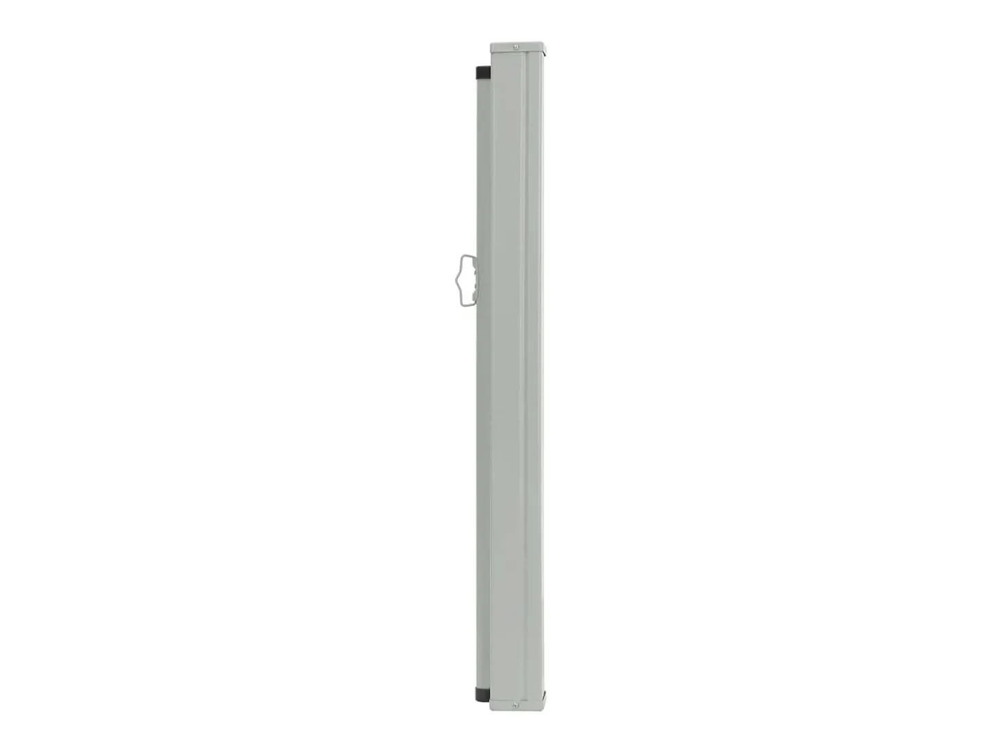 Toldo lateral retrátil/tela de privacidade para pátio jardim terraço varanda 100 x 300 cm cinza 02_0007183
