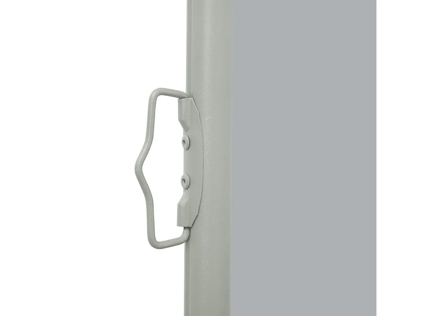 Toldo lateral retrátil/tela de privacidade para pátio jardim terraço varanda 100 x 300 cm cinza 02_0007183