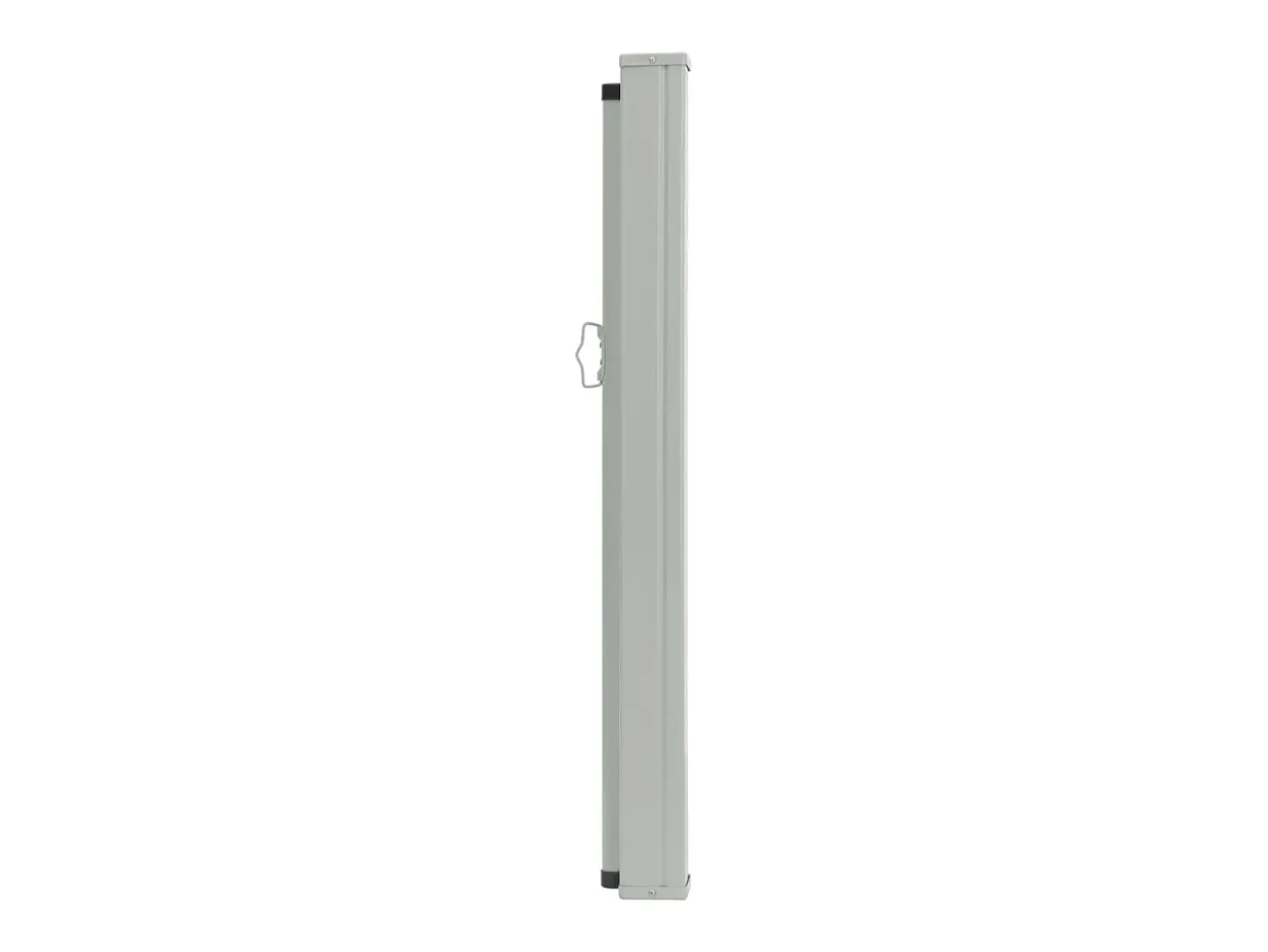 Toldo lateral retrátil/tela de privacidade para pátio jardim terraço varanda 100 x 500 cm creme 02_0007190