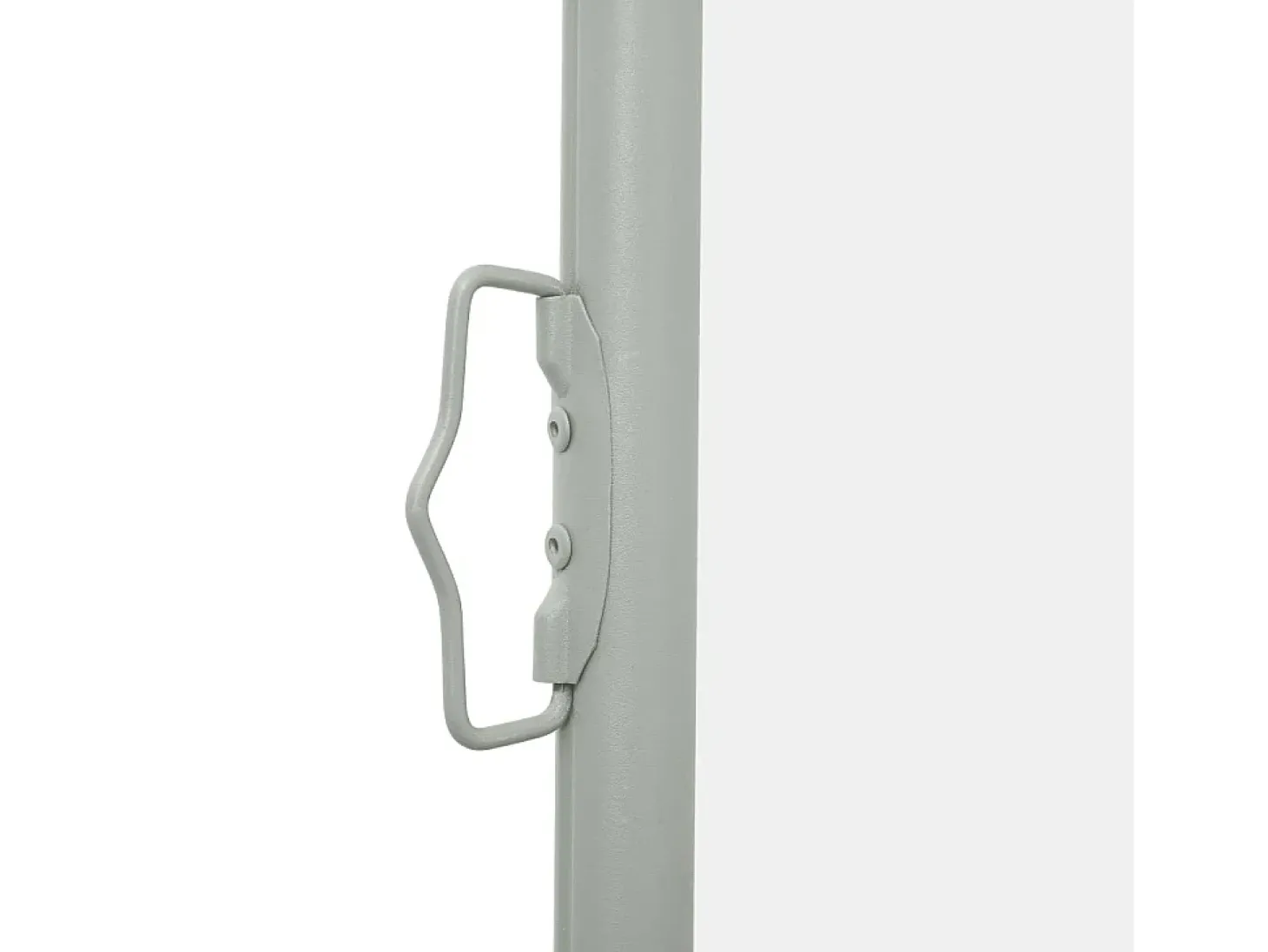 Toldo lateral retrátil/tela de privacidade para pátio jardim terraço varanda 100 x 500 cm creme 02_0007190