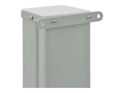 Toldo lateral retrátil/tela de privacidade para pátio jardim terraço varanda 100 x 300 cm cinza 02_0007178