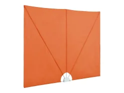 Toldo lateral retrátil/tela de privacidade para pátio jardim terraço varanda 300 x 200 cm terracota 02_0007080