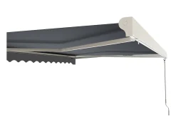 Toldo motorizado com semi-cofre - 3 x 2,5 m - antracite - COFANA