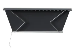 Toldo motorizado com semi-cofre - 3 x 2,5 m - antracite - COFANA