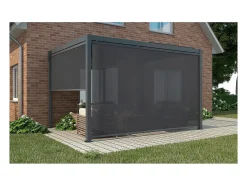 Toldo pergolado - 277 x 204 cm - Cinza antracite