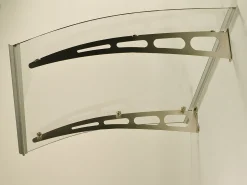 Toldo reto NEONA, em alumínio, dim.: 150 x 90 x 15 cm