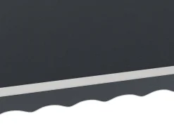 Toldo retrátil motorizado com semicaixa 5 x 3 m antracite COFANA