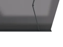 Toldo retrátil motorizado com LEDs com caixa e sensor de vento 6 x 3,5 m antracite - GALAXA
