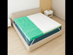 Topper casal 160 x 200 Memory Foam Breeze 9 zonas | Altura 5 cm | Feito na Itália