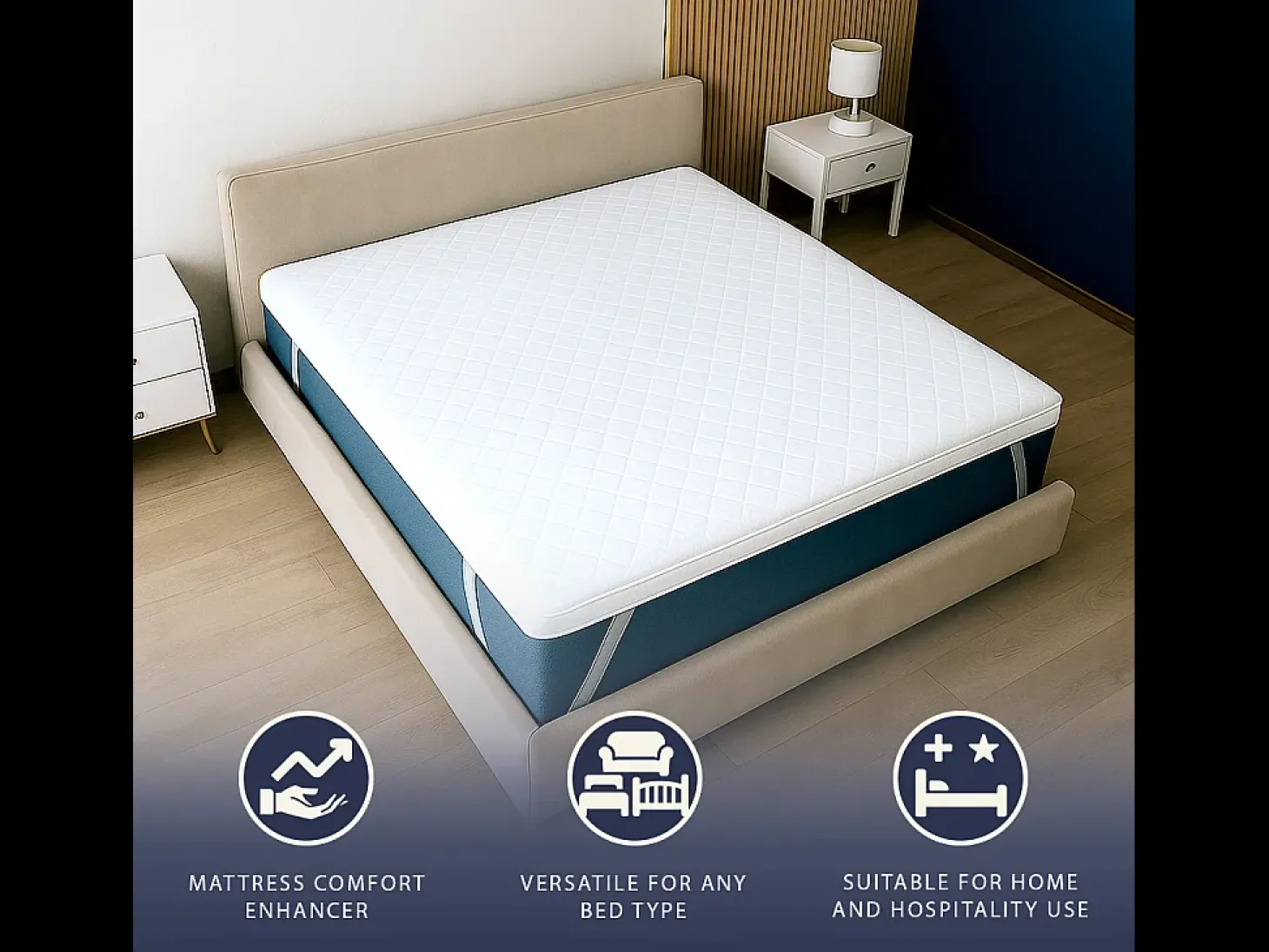 Topper 120x190 uma e meia | Memory 9 Zonas | 7 cm | Capa Removível | Made in Italy