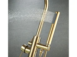 Torneira De Banheira De Chão Rea Lungo Gold