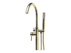 Torneira De Banheira De Chão Rea Lungo Gold