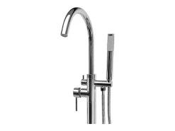 Torneira De Banheira De Chão Rea Lungo Chrome