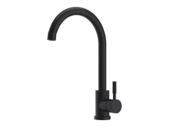Torneira de cozinha em aço inoxidável preto fosco - ROMILY