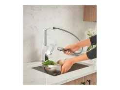 Torneira de cozinha GROHE Tallinn Quickfix cromada com chuveirinho