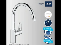 Torneira de cozinha GROHE Start Flow Quickfix Monocomando Misturador de Pia