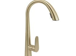 Torneira De Cozinha Rea Js-K087Bg Ross Brush Gold