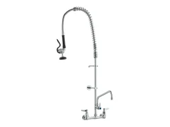 Torneira de Cozinha, SucceBuy Torneira de Parede Comercial - Com Pulverizador de Pré-Enxágue, 111.8 cm