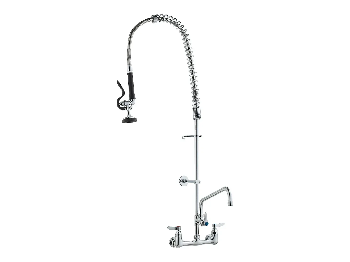 Torneira de Cozinha, SucceBuy Torneira de Parede Comercial - Com Pulverizador de Pré-Enxágue, 111.8 cm